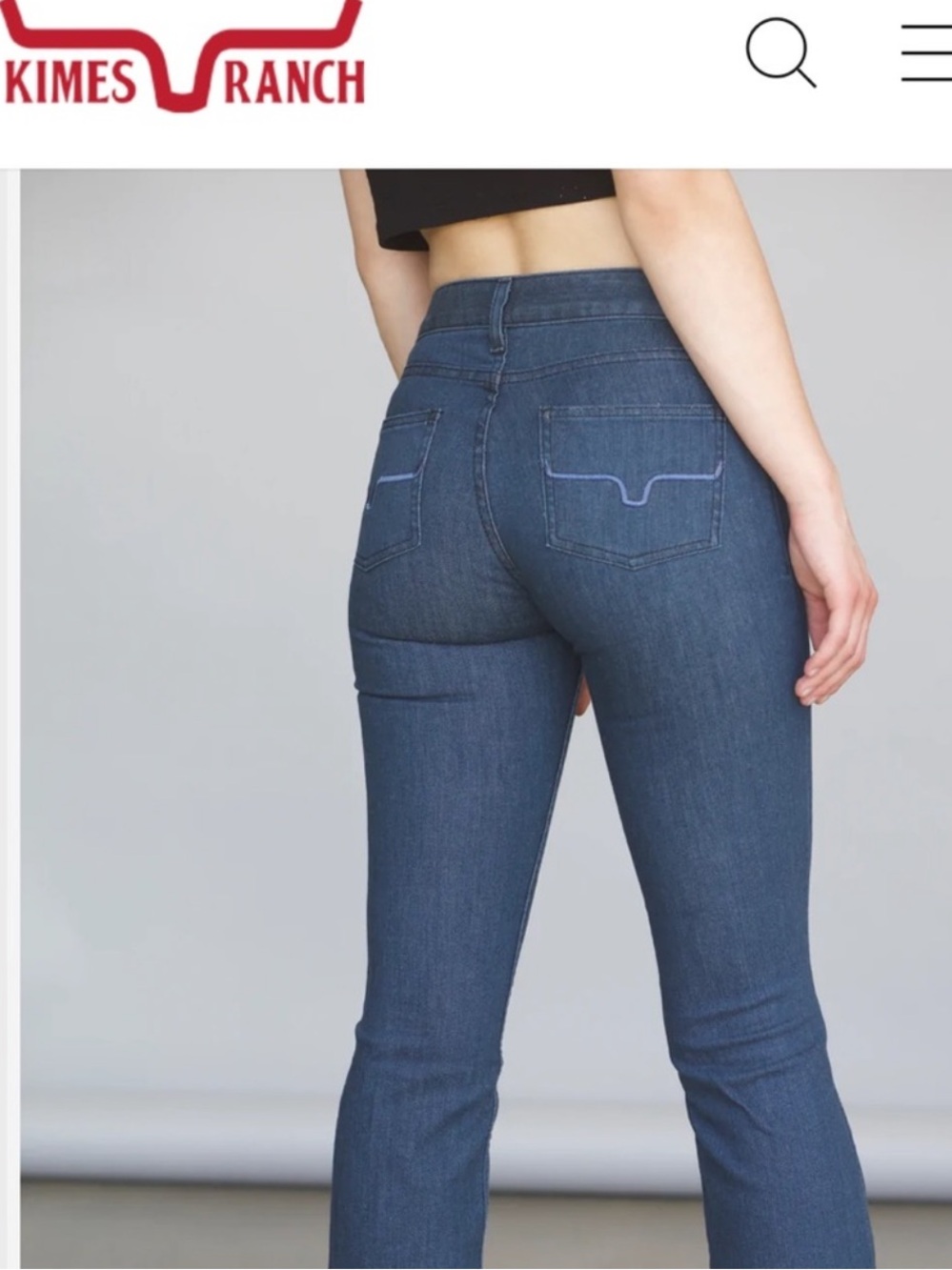Kimes Ranch Lola Raw Hem Jeans Size 12